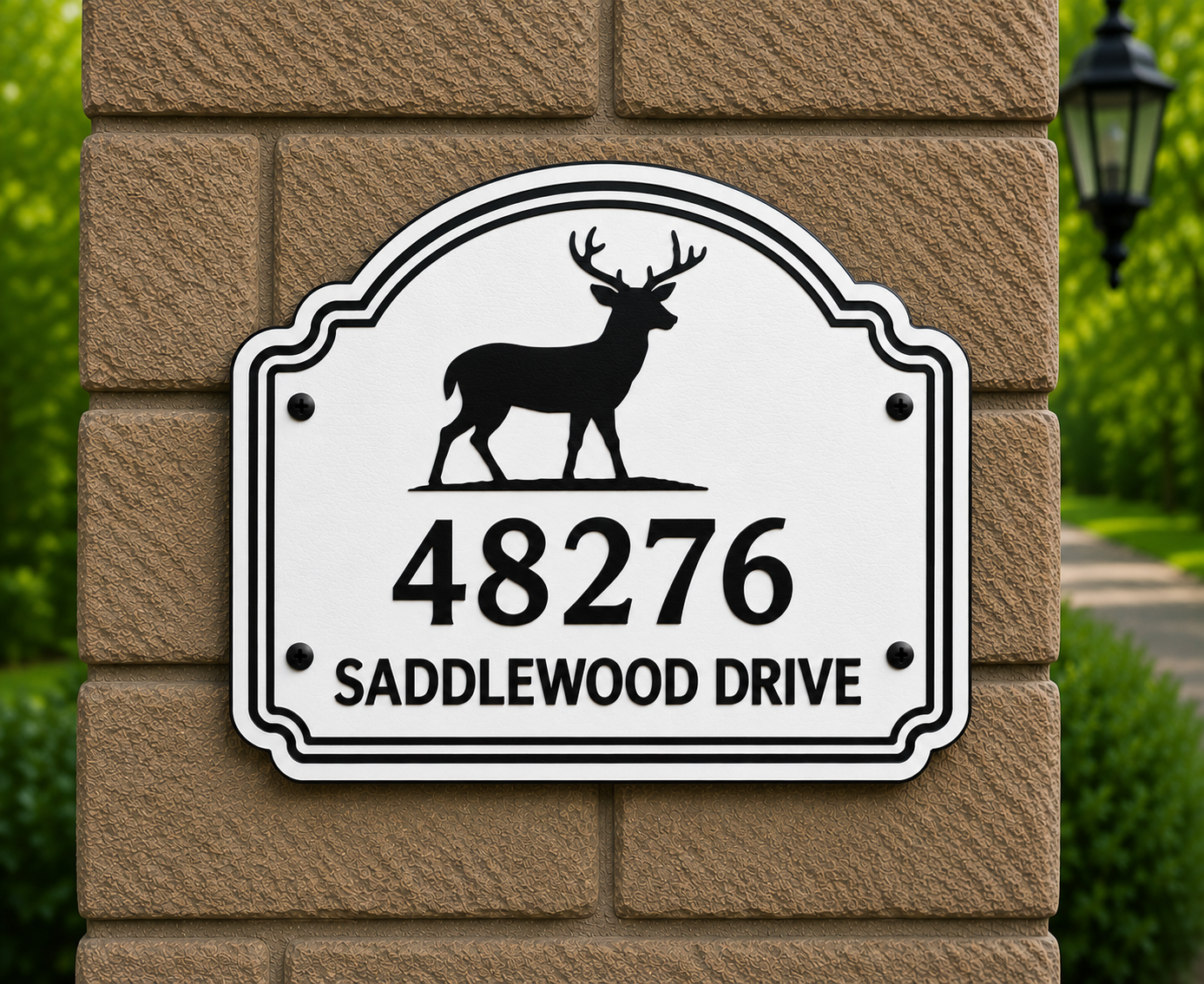 Specialty Address Sign - Moose