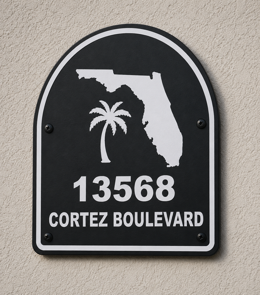 Specialty Address Sign - Florida
