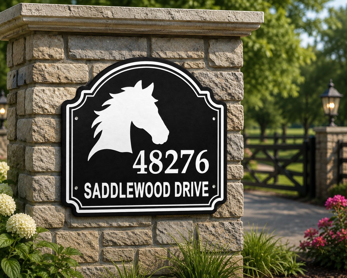Specialty Address Sign - Farm