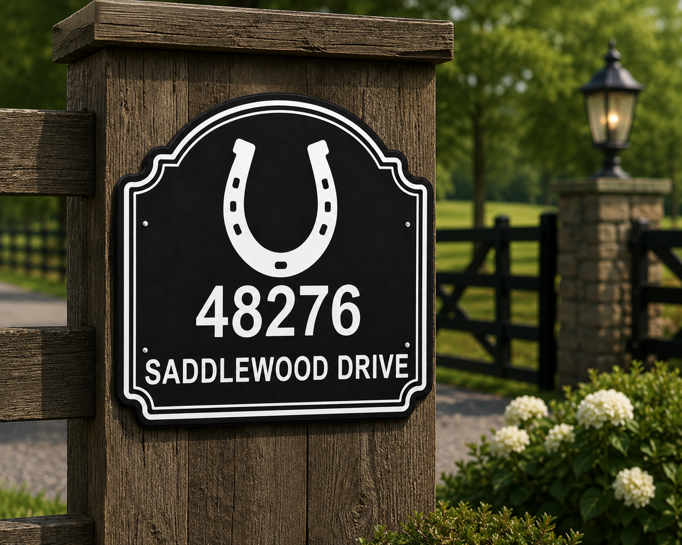 Specialty Address Sign - Farm