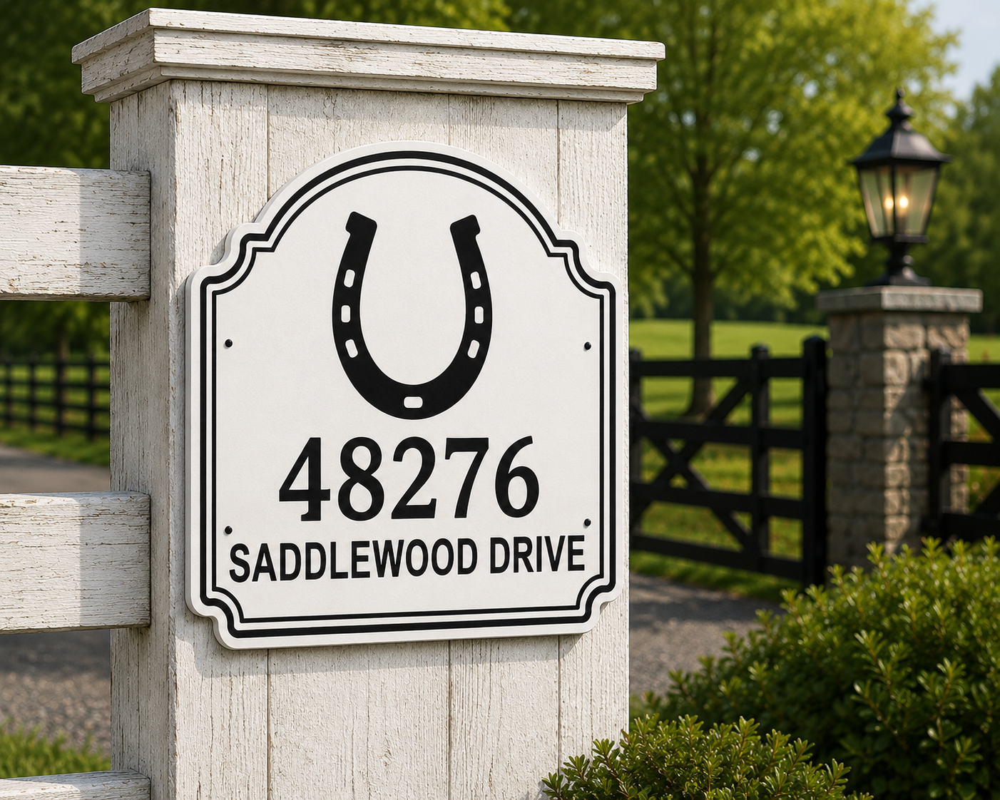 Specialty Address Sign - Farm
