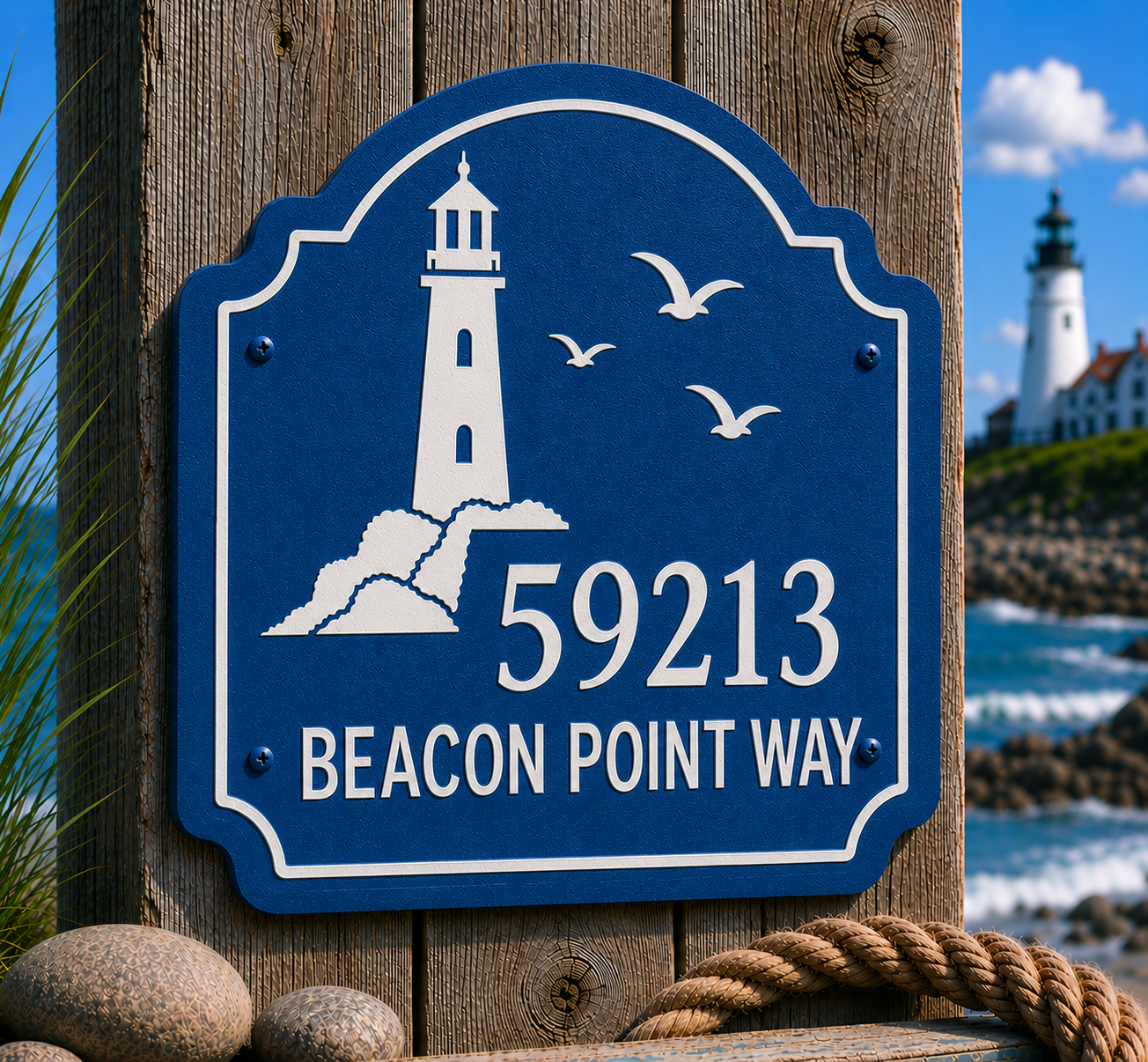 Specialty Address Sign - Coastal