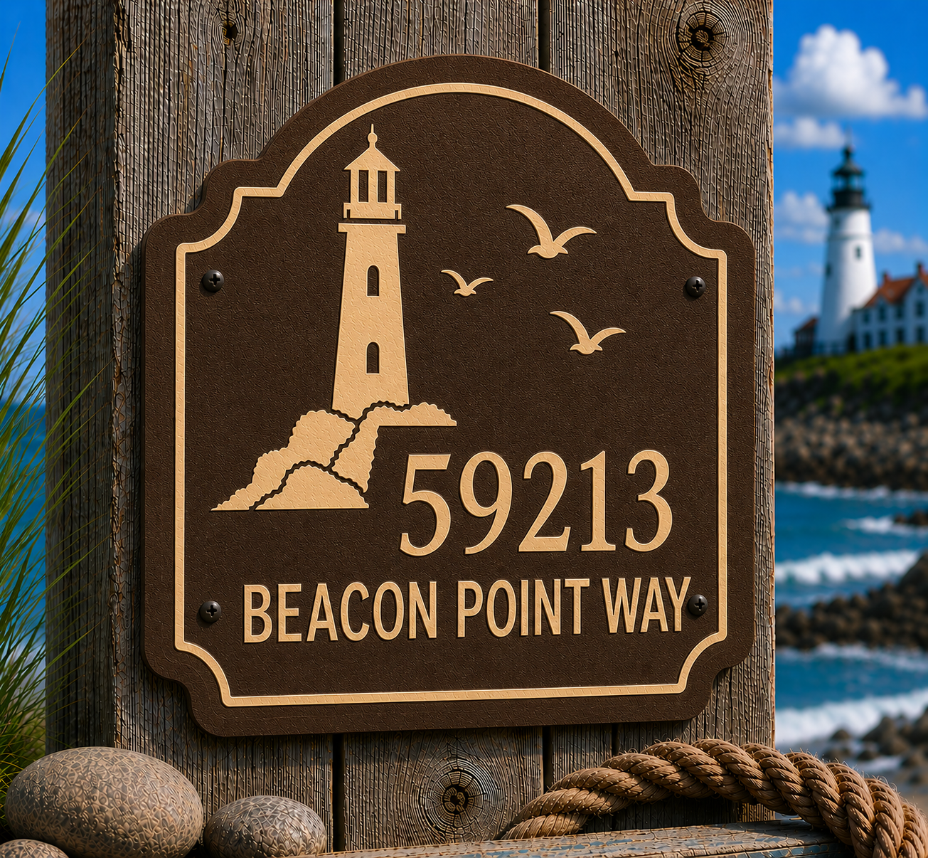 Specialty Address Sign - Coastal