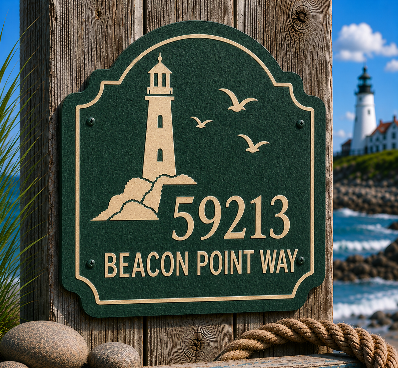 Specialty Address Sign - Coastal