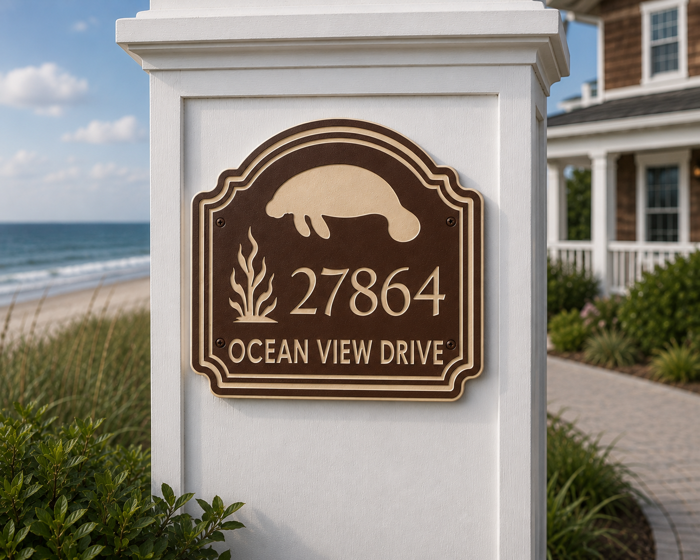Specialty Address Sign - Coastal