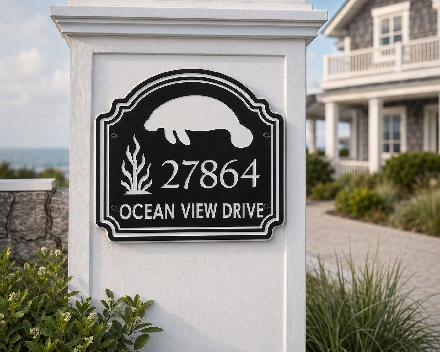 Specialty Address Sign - Coastal