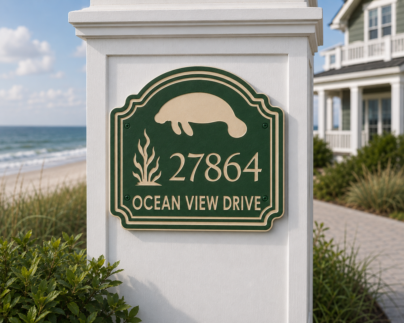 Specialty Address Sign - Coastal