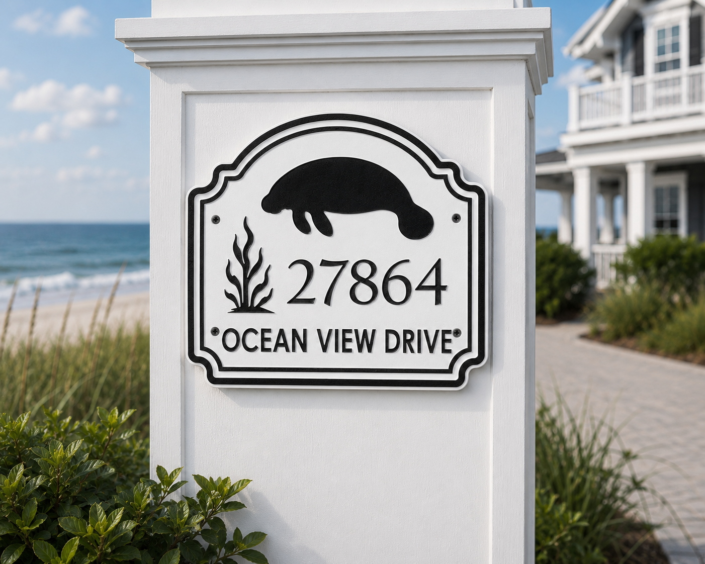 Specialty Address Sign - Coastal