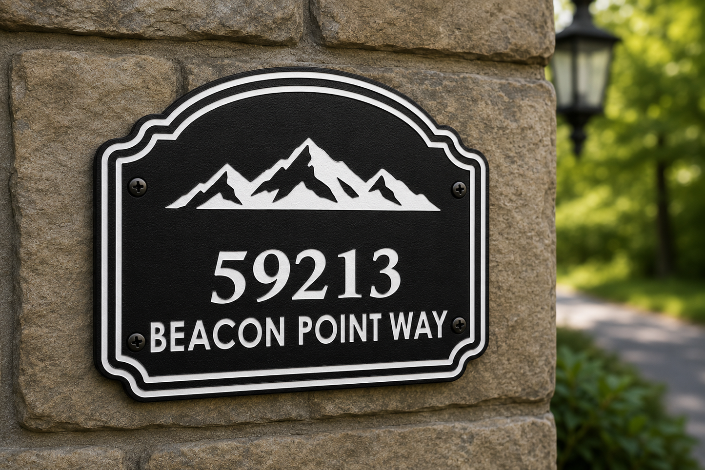 Specialty Address Sign - Moose