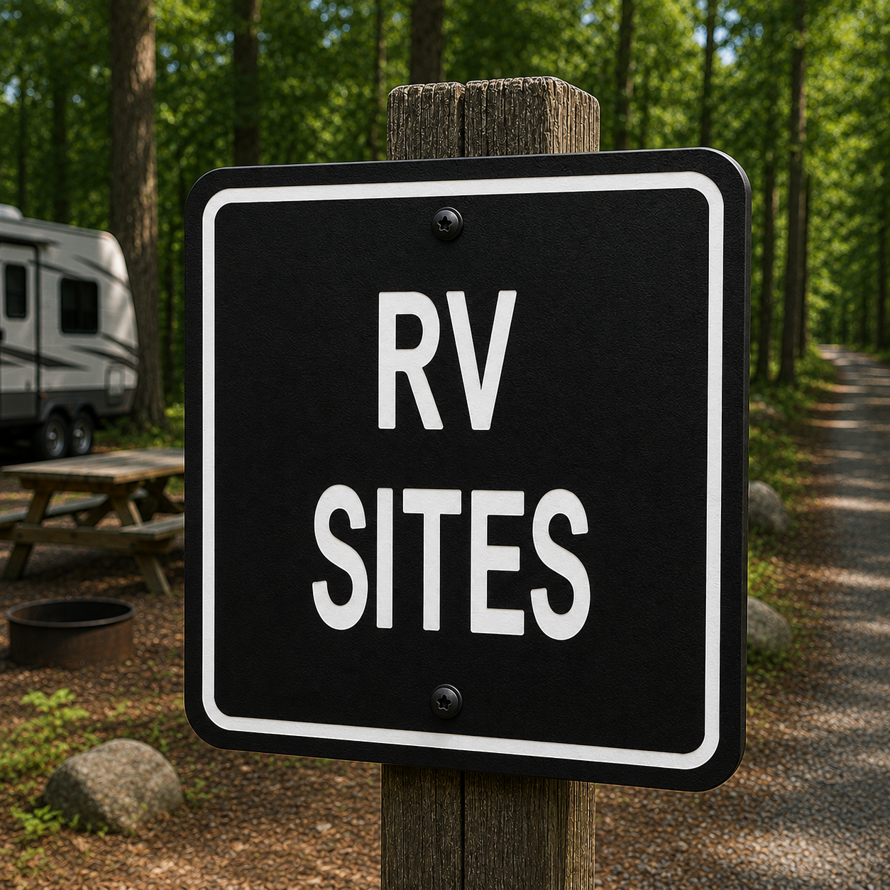 RV Sites Sign 10 x 10