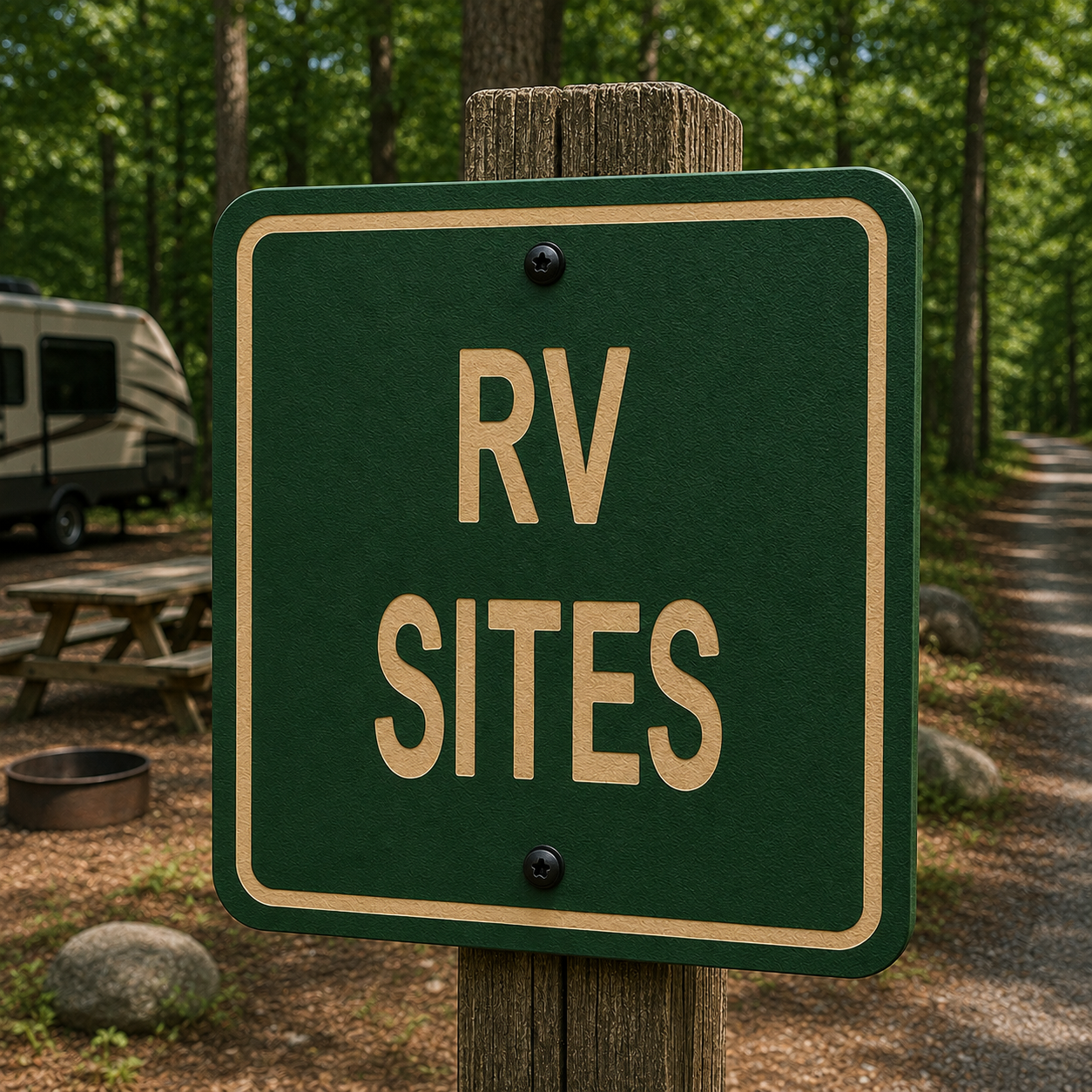 RV Sites Sign 10 x 10