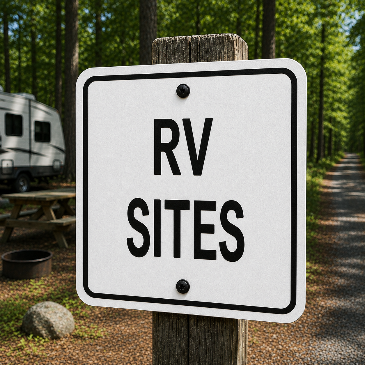 RV Sites Sign 10 x 10