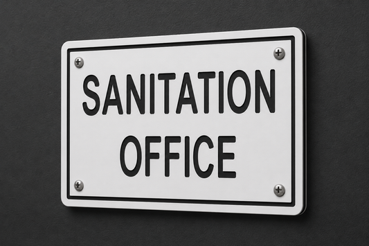 Sanitation Office, 6 x 8