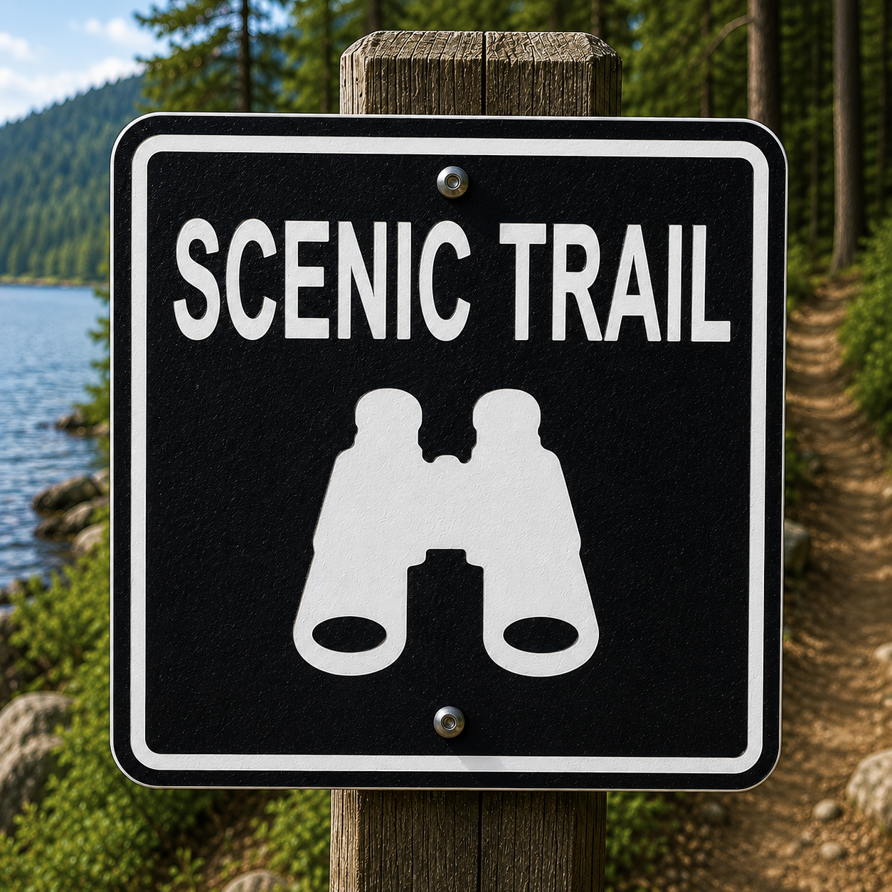Scenic Trail Sign 10 x 10