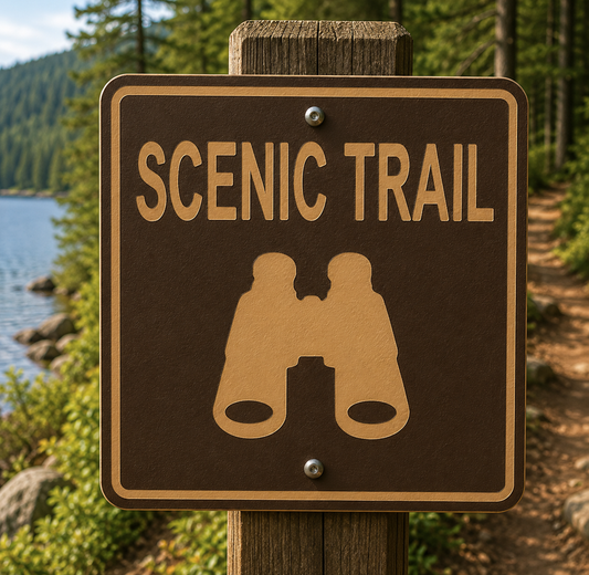 Scenic Trail Sign, 10 x 10