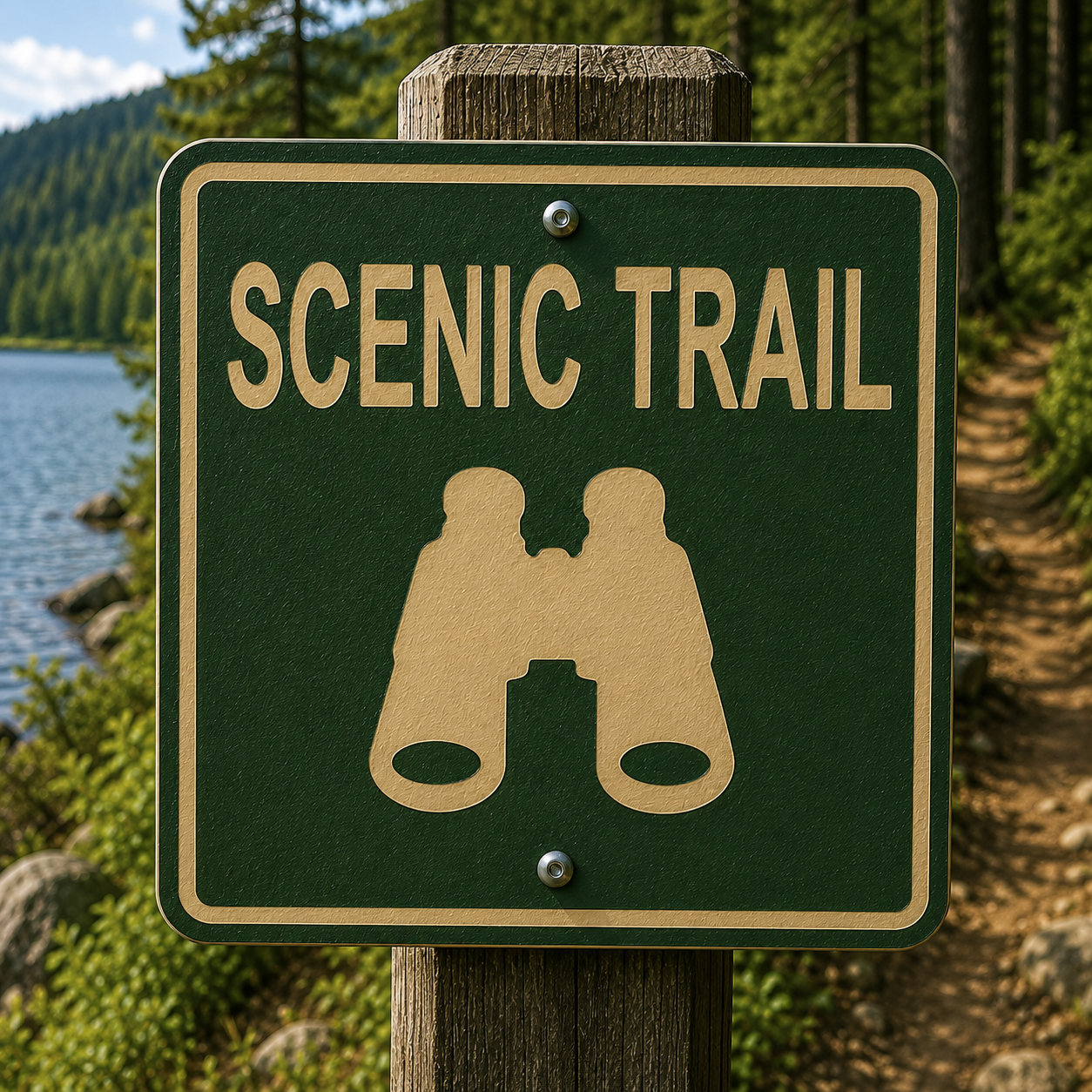 Scenic Trail Sign 10 x 10