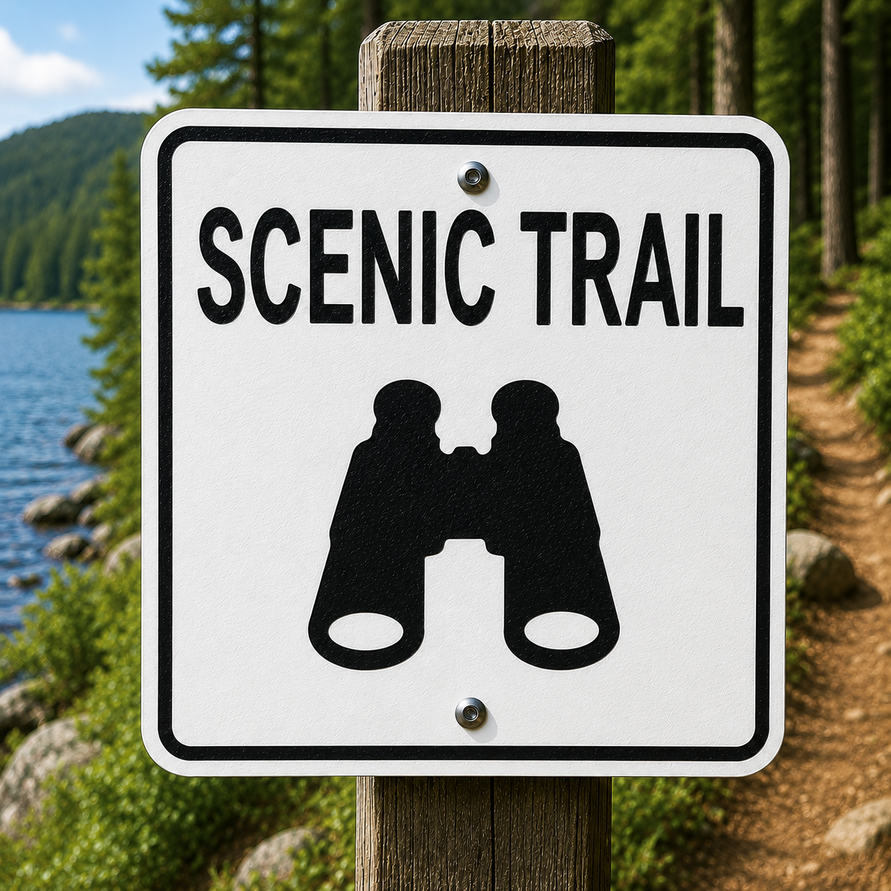 Scenic Trail Sign 10 x 10
