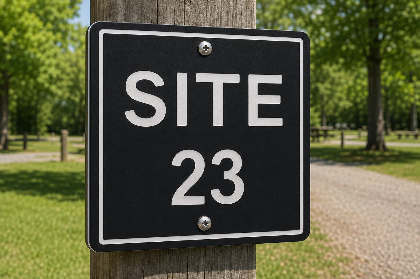 Custom Site Number Sign, 8 x 8