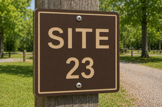 Custom Site Number Sign, 8 x 8