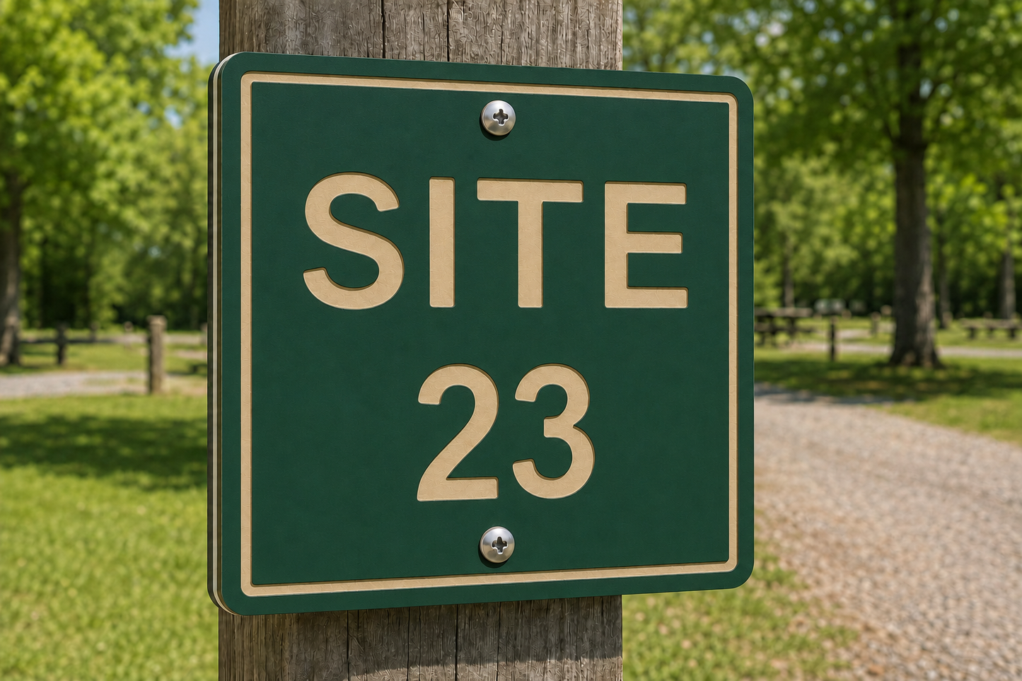 Custom Site Number Sign, 8 x 8