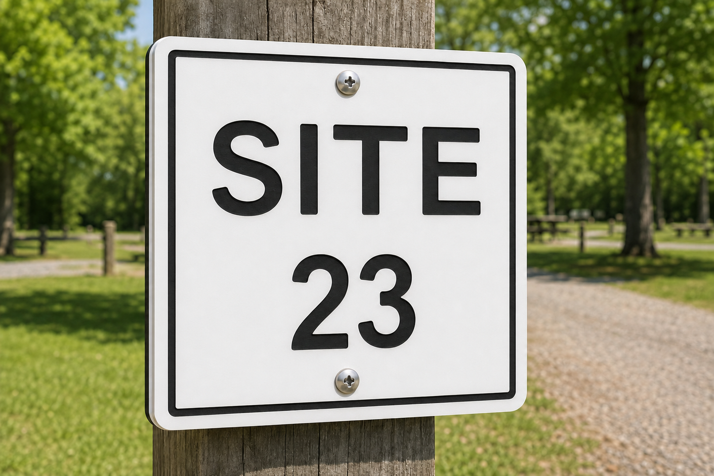 Custom Site Number Sign, 8 x 8