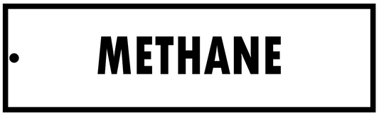 METHANE CYLINDER IDENTIFICATION TAG