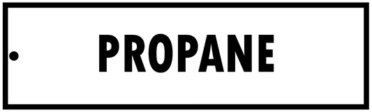 PROPANE CYLINDER IDENTIFICATION TAG