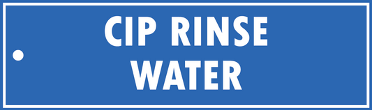 CIP RINSE WATER