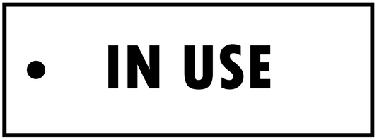"IN USE" TAG, 3 X 8