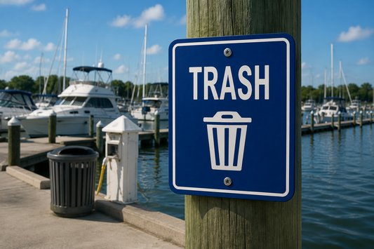Trash Sign 10 x 10